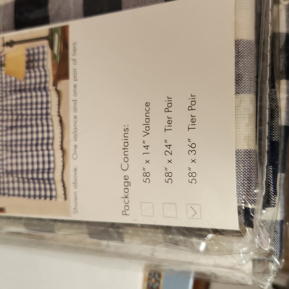 Buffalo Check Curtain Set - Picture 7 of 7
